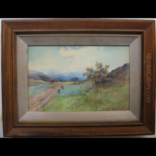 Near Killin Oil Painting by Thomas Mower Martin