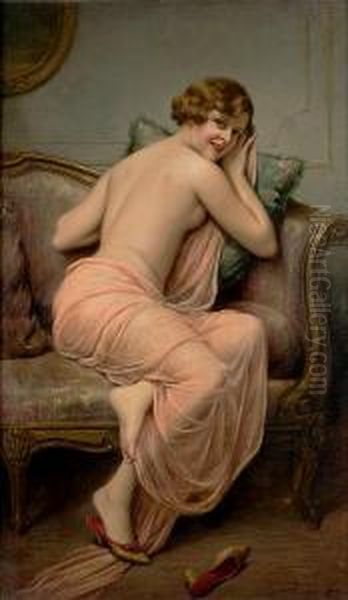 The Temptress Oil Painting by Francois Martin-Kavel