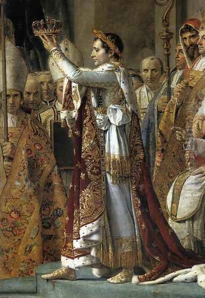 Consecration of the Emperor Napoleon I (detail 1) 1805-07 Oil Painting by Jacques Louis David