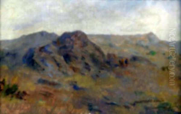 Paisaje Rocoso Oil Painting by Isidro Martinez Colin