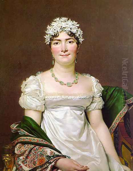 Portrait of Countess Daru 1810 Oil Painting by Jacques Louis David