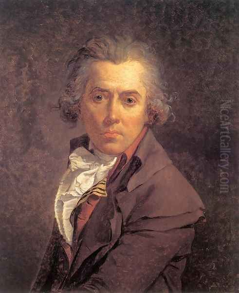 Self-Portrait 1791 Oil Painting by Jacques Louis David