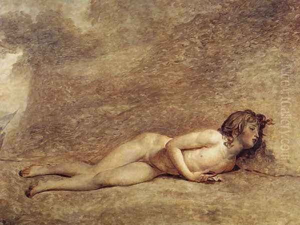 The Death Of Bara 1794 Oil Painting by Jacques Louis David