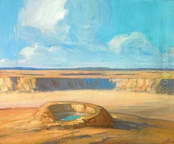 The Waterhole Oil Painting by Xavier Martinez