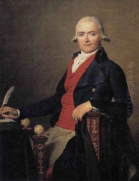 Portrait of Gaspar Mayer 1795 Oil Painting by Jacques Louis David