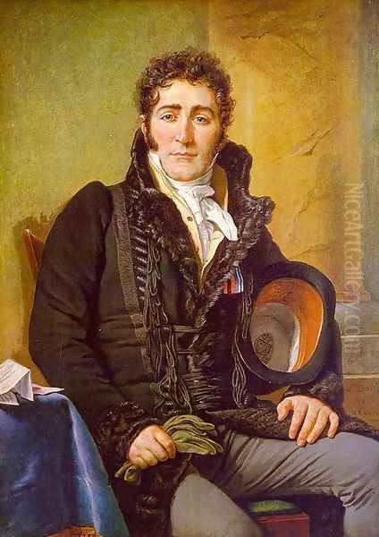 Portrait of the Count de Turenne 1816 Oil Painting by Jacques Louis David