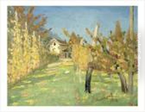 Les Vignes Oil Painting by Jacqueline Marval