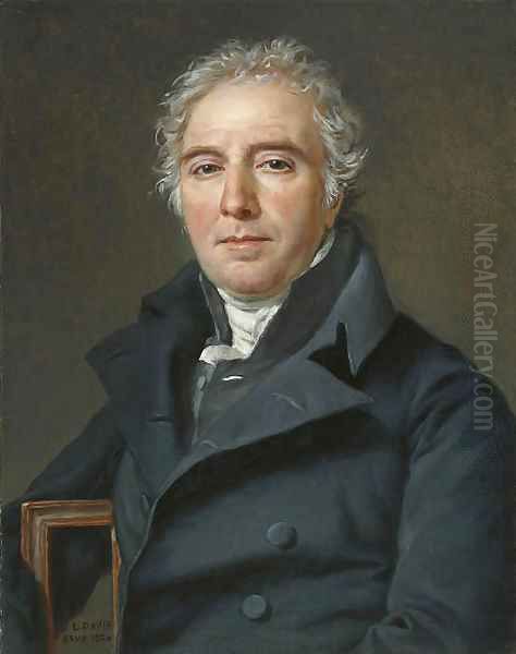 Portrait of Ramel de Nogaret Oil Painting by Jacques Louis David