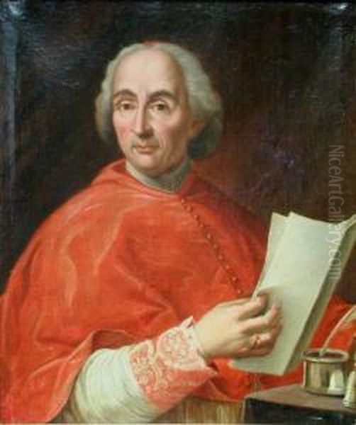 Prelate Oil Painting by Agostino Masucci