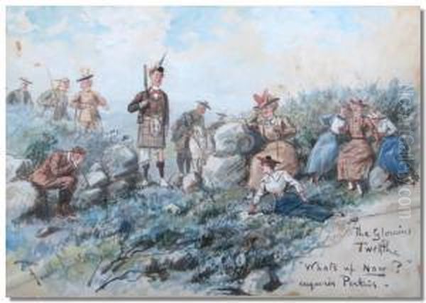 The Glorious Twelve... Oil Painting by George Finch Mason