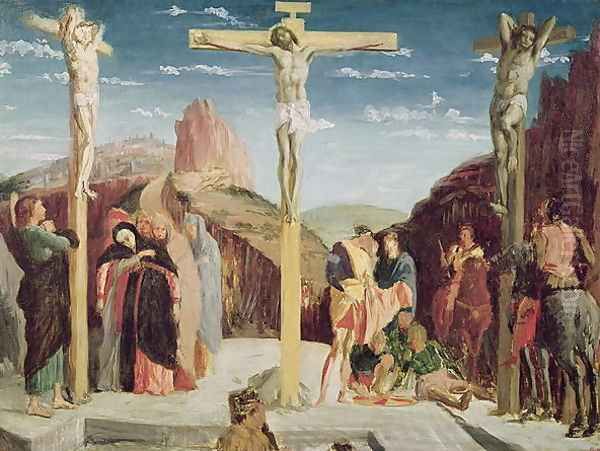 Calvary, after a painting by Andrea Mantegna (1431-1506) Oil Painting by Edgar Degas