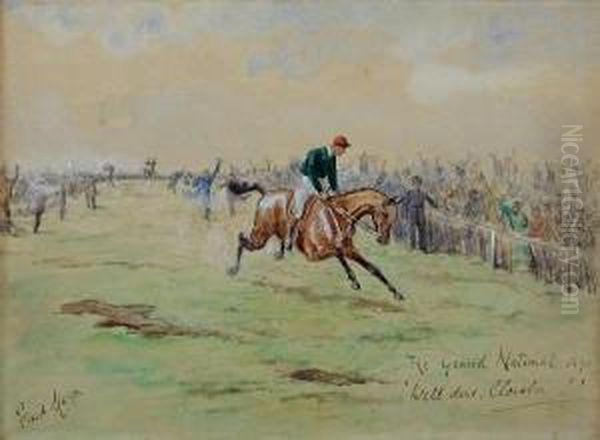 Mrabington Wins ! Oil Painting by George Finch Mason