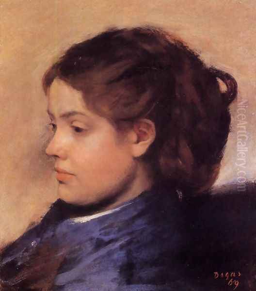 Emma Dobigny Oil Painting by Edgar Degas