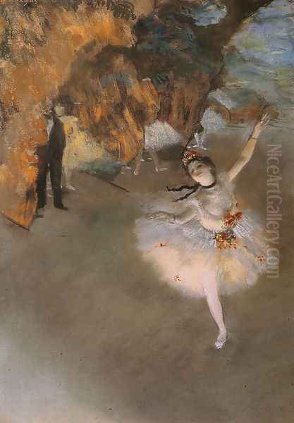 L Etoile Oil Painting by Edgar Degas