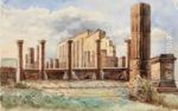 Antiche Rovine Oil Painting by D'Azeglio Massimo