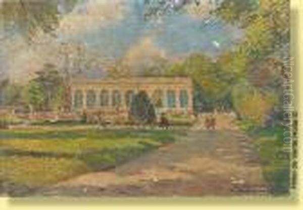 Letrianon A Paris Oil Painting by Edouard Masson