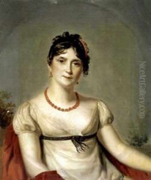 Empress Josephine Of France Oil Painting by Firmin Massot