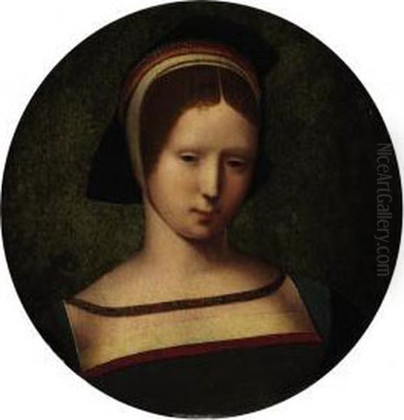 Portrait Of A Woman Oil Painting by The Master Of The Female Half-Lengths