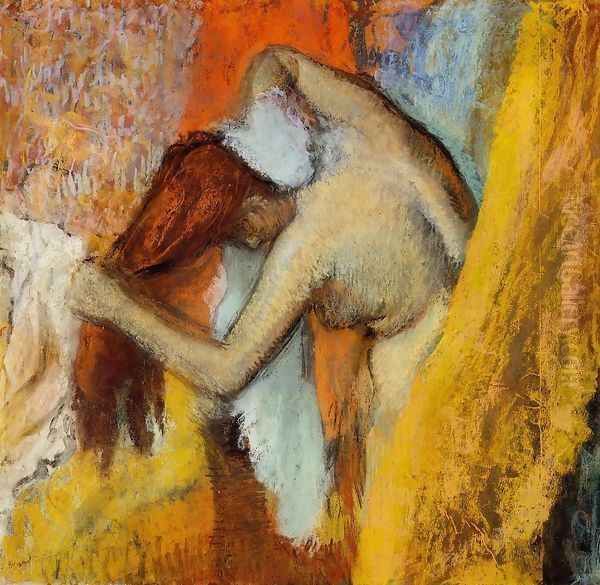 Woman at Her Toilette III Oil Painting by Edgar Degas