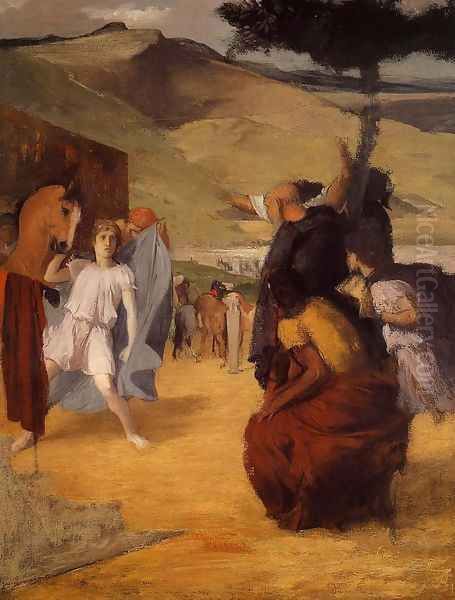 Alexander and Bucephalus Oil Painting by Edgar Degas