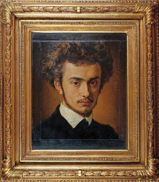 Portret Antoniego Serafinskiego Oil Painting by Jan Matejko