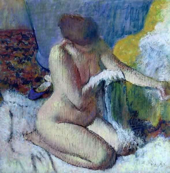 After the Bath 2 Oil Painting by Edgar Degas