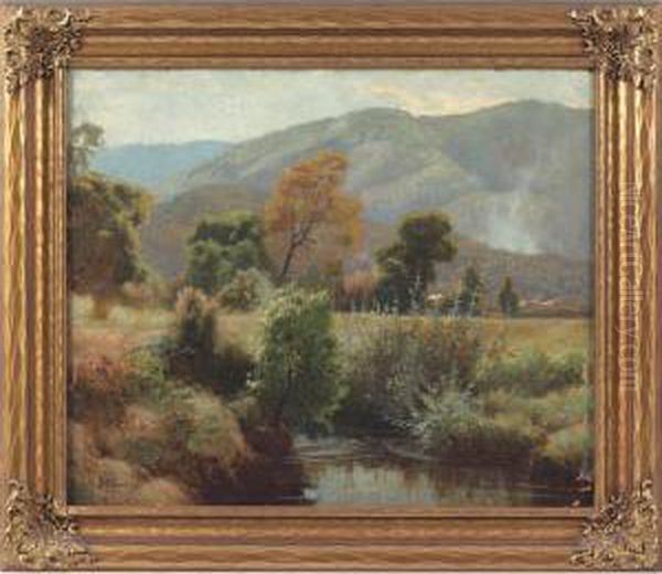 Mountain Landscape by John Robert Mather