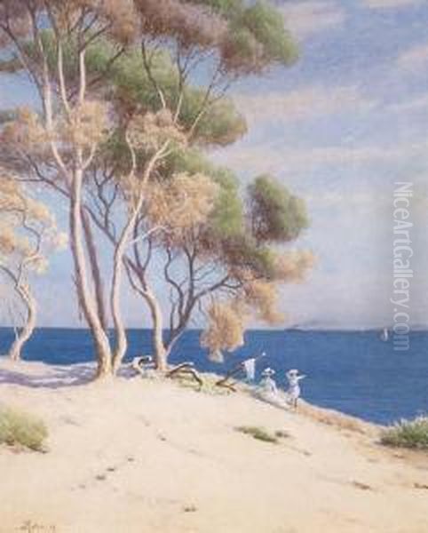 Foreshore, Port Phillip Oil Painting by John Robert Mather