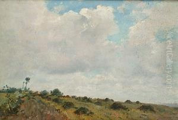 Paysage Breton Oil Painting by Paul Mathey