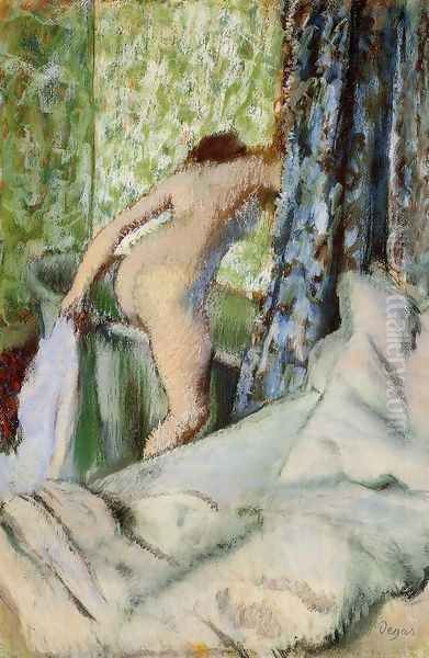 The Morning Bath 1890 Oil Painting by Edgar Degas