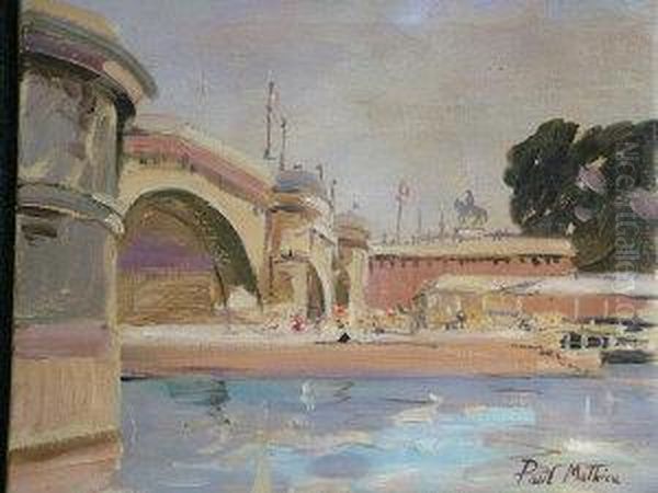 Le Pont Neuf, Paris Oil Painting by Paul Mathieu