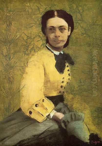 Princess Pauline de Metternich Oil Painting by Edgar Degas