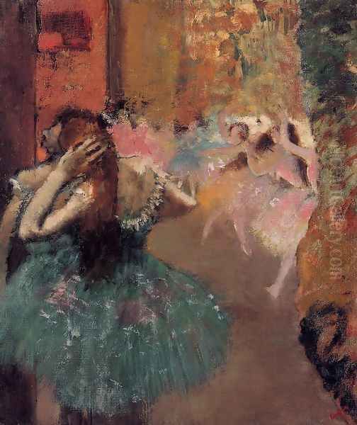 Ballet Scene II Oil Painting by Edgar Degas