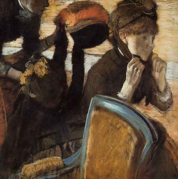 At the Milliner's II Oil Painting by Edgar Degas