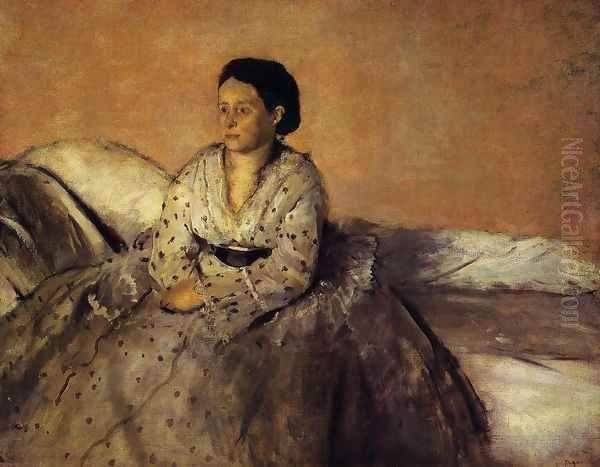 Madame René de Gas 1872-73 Oil Painting by Edgar Degas