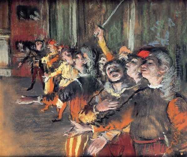 The Chorus Oil Painting by Edgar Degas