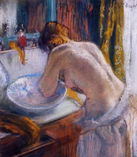 La Toilette I Oil Painting by Edgar Degas