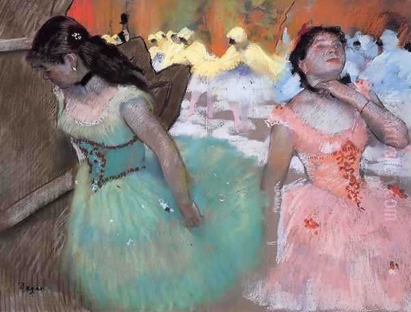 The Entrance of the Masked Dancers Oil Painting by Edgar Degas