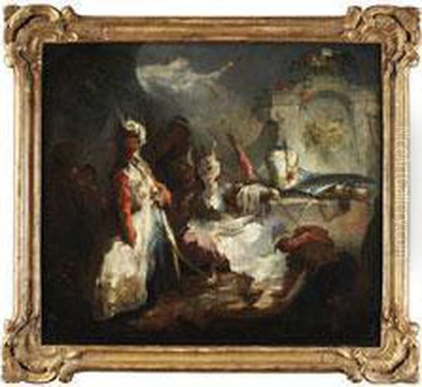 Hauptvertreter Der Osterreichischen Spatbarockmalerei Oil Painting by Franz Anton Maulbertsch