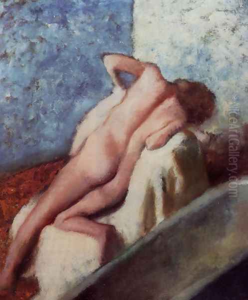 After the Bath X Oil Painting by Edgar Degas