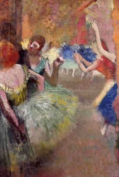 Ballet Scene I Oil Painting by Edgar Degas