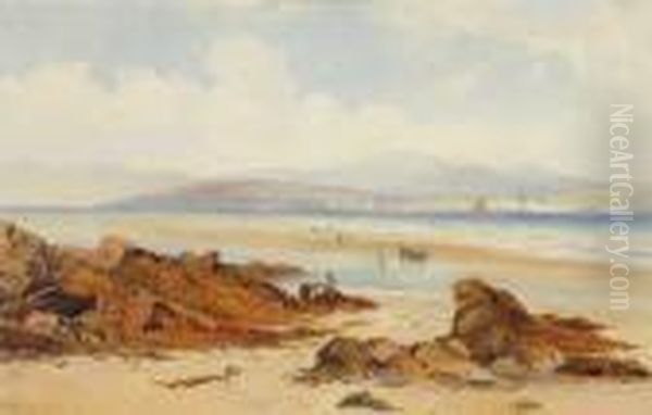 Buncrana From Vinegar Bay Oil Painting by Walter William May