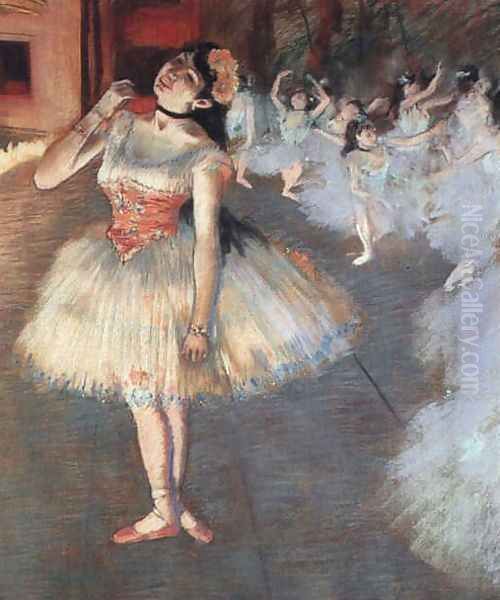 The Star 1871-81 Oil Painting by Edgar Degas