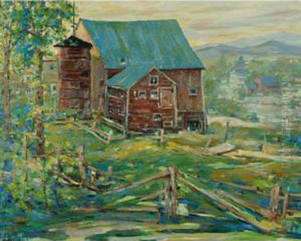 East Conway, New Hampshire Oil Painting by Peter Bela Mayer