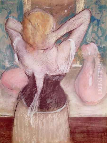 La Toilette Oil Painting by Edgar Degas