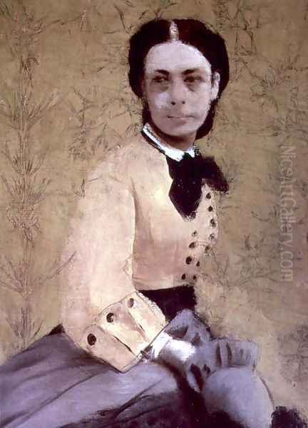 Portrait of Princess Pauline de Metternich, c.1865 Oil Painting by Edgar Degas