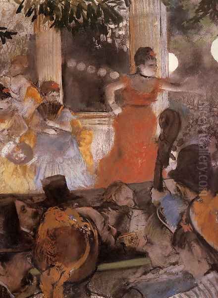 Aux Ambassadeurs Oil Painting by Edgar Degas