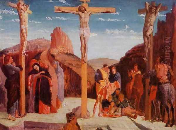 The Crucifixion (after Matagna) Oil Painting by Edgar Degas