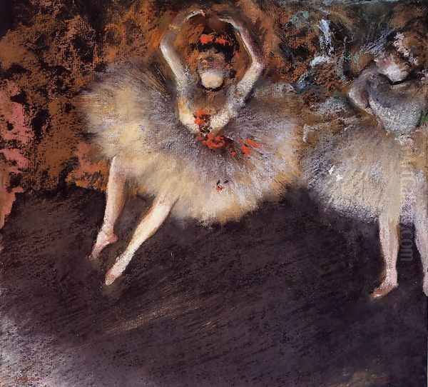 Le Pas Battu Oil Painting by Edgar Degas