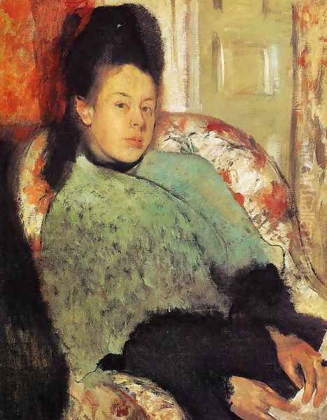 Elena Carafa Oil Painting by Edgar Degas